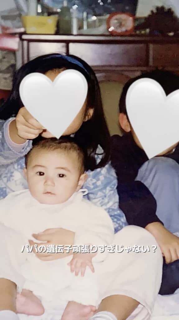 赤ちゃん時代のパパ