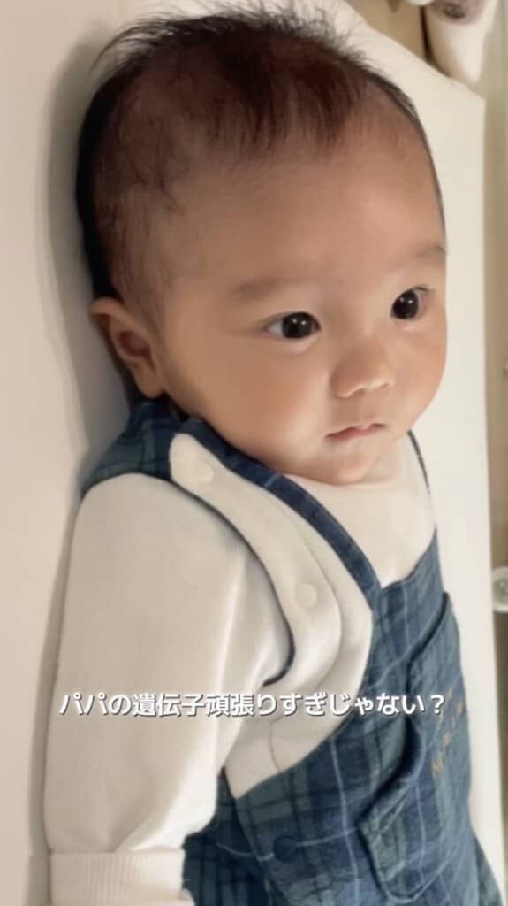 今のまめきちくんは、昔のパパにそっくり！