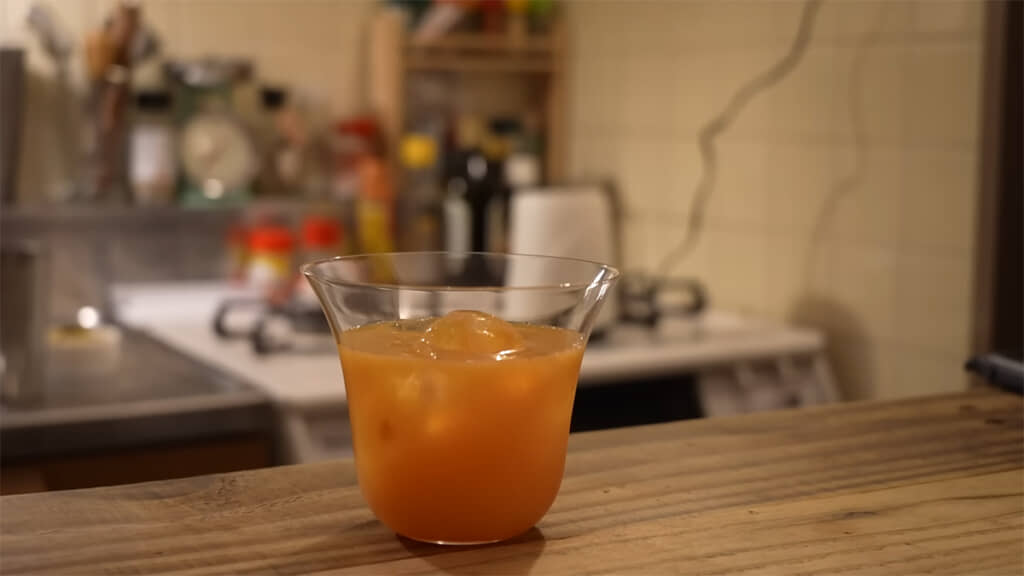 柿のカクテル、どんな味なのか気になります