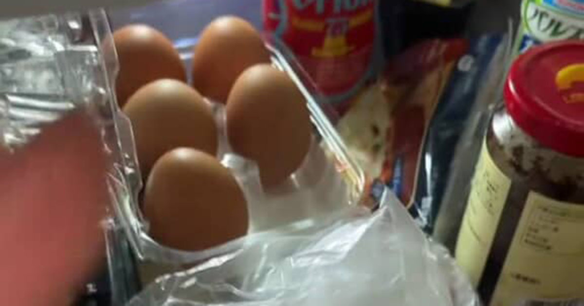 冷蔵庫から卵が落下→「ヤバい」と思い、恐る恐る床を見ると……「しぬwww」　まさかの光景が130万再生「SNSってこういうのでいい」（1/2） | ライフスタイル ねとらぼ