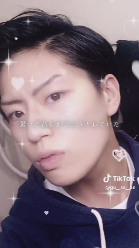 短髪姿もかっこいい