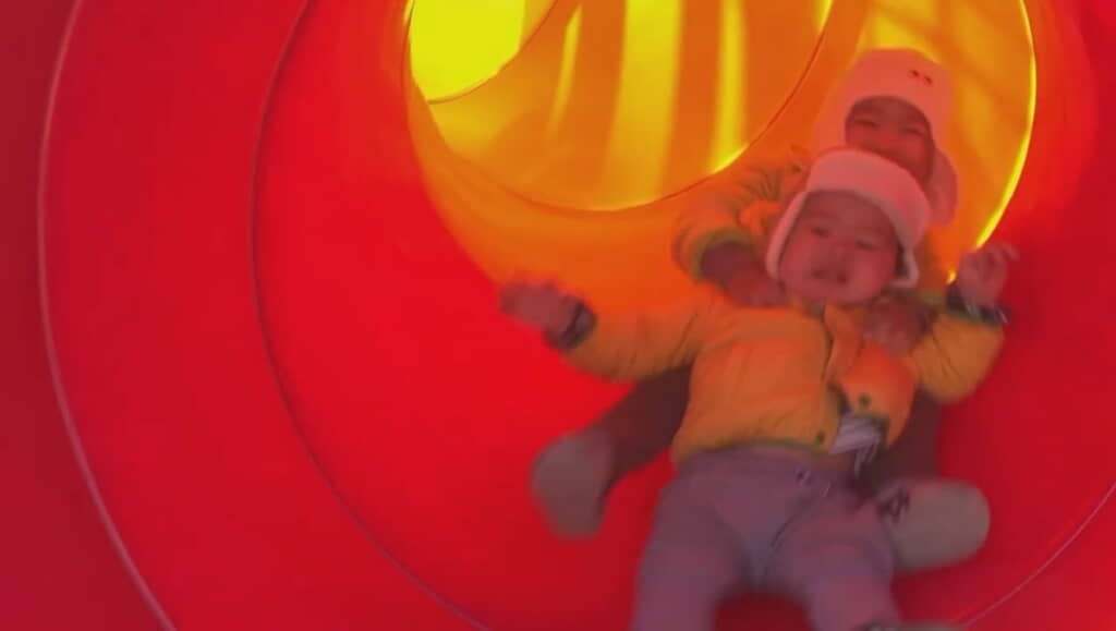 ダブル滑りの兄弟！