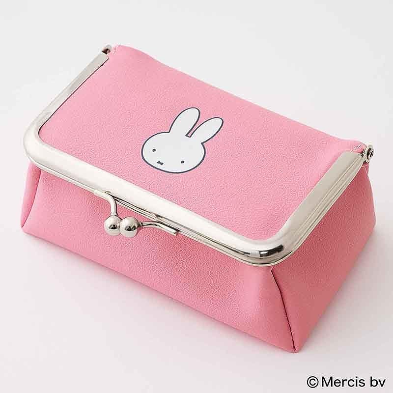 ミッフィーのがま口型ポーチ