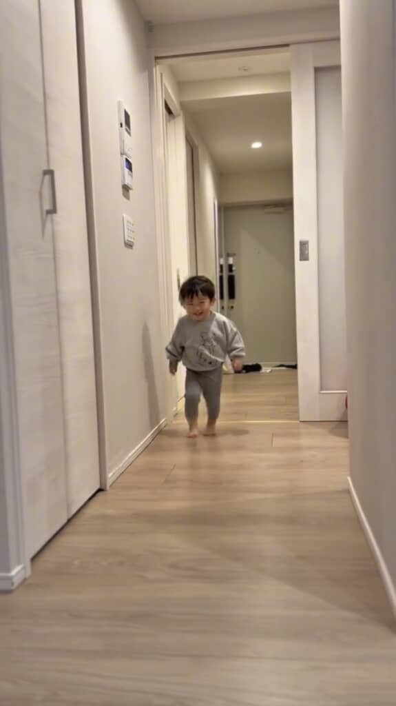 笑顔でトイレから飛び出してきたりせくん