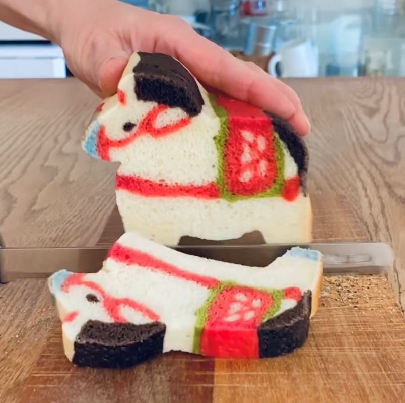 金太郎飴パン！