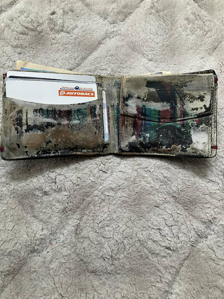 20年ずっと大切に使われているお父さんの財布