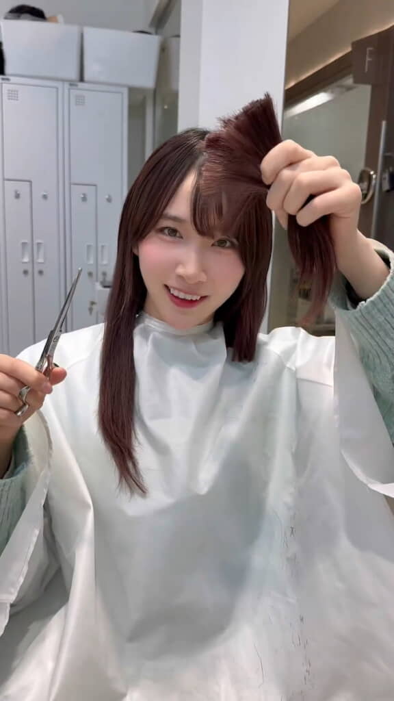 バッサリいったー！