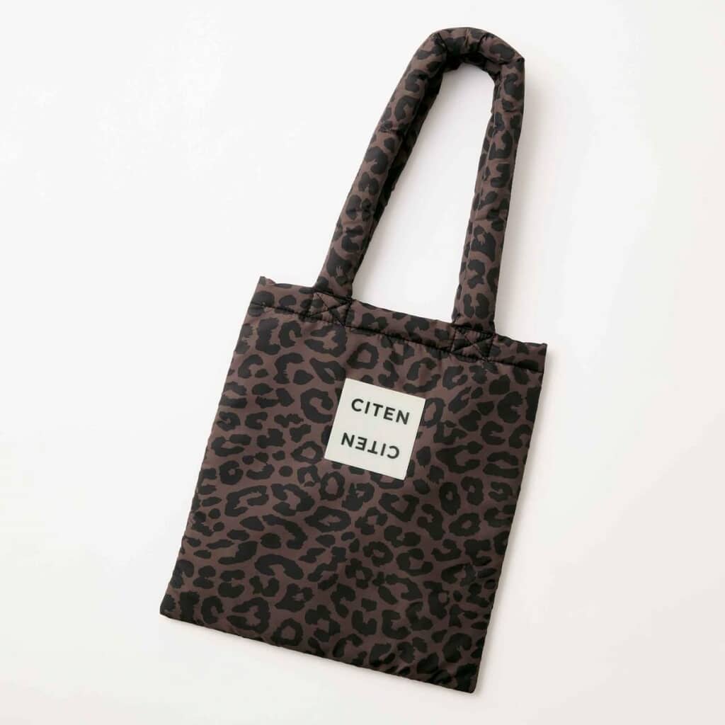CITEN レオパード柄パフィートート