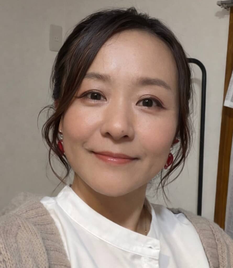 チャッピーの提案通りにメイクしたaoさんがこちら。似合う……！