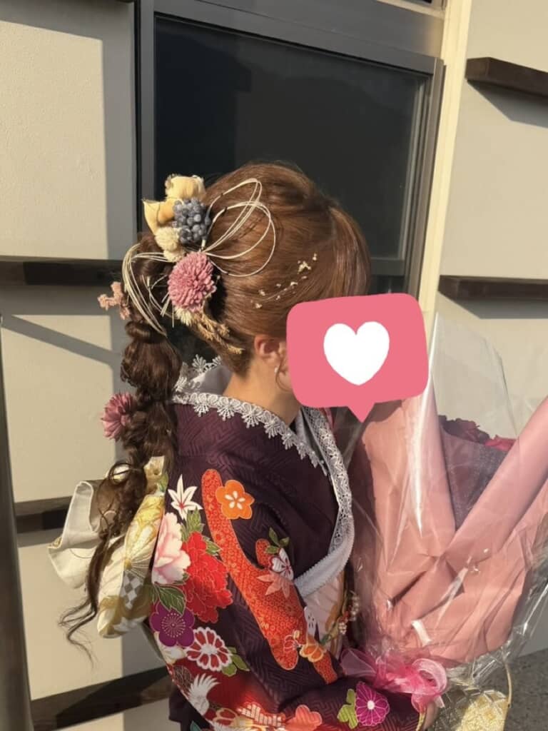 すてきなヘアセット！