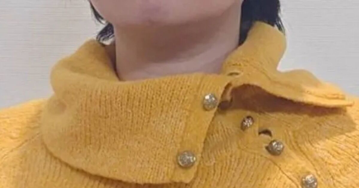 20年以上前に買った“黄色いセーター”を発見→今着たら……　「厚焼き玉子のお化けが爆誕した」衝撃の姿が119万表示 | ライフスタイル ねとらぼ