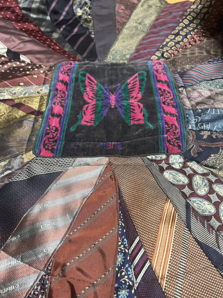 チョウのモチーフもすてき