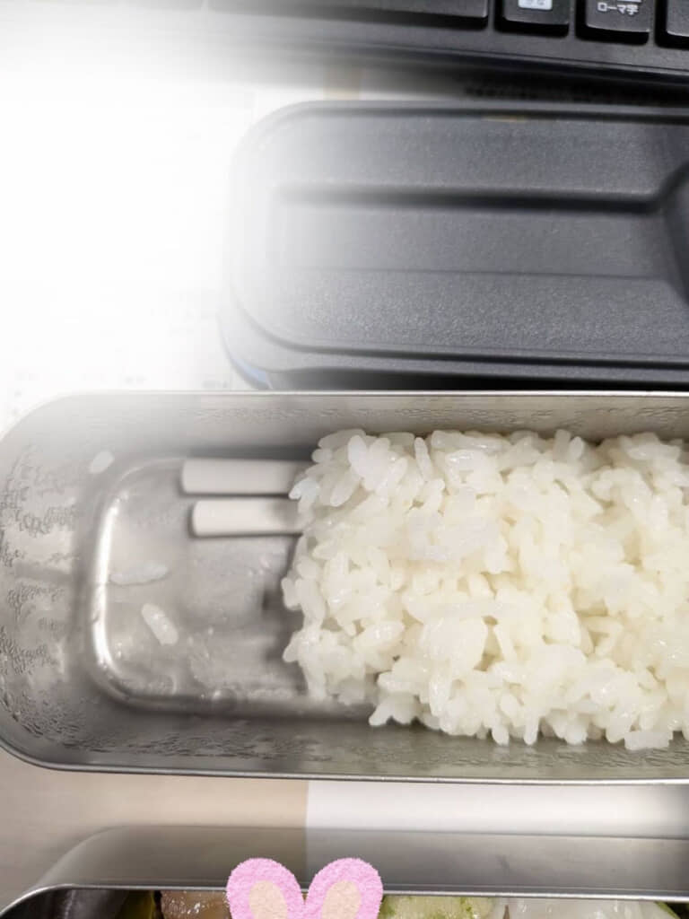 ご飯の底でまさかの発見。そりゃあ見つからないわけだよ……