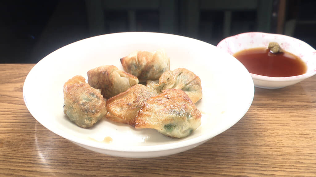 「手作りギョウザ」（550円）