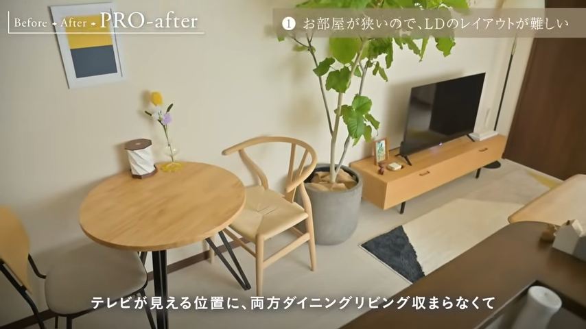 リビングとダイニングの両方からテレビが見られるのが理想だけど……