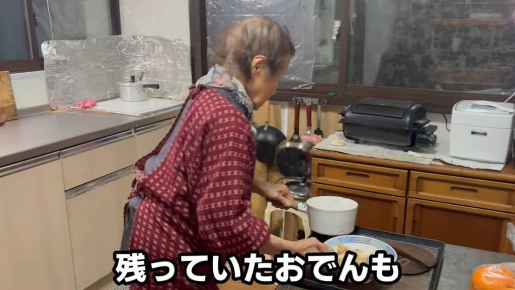 おでんも温めてくれました