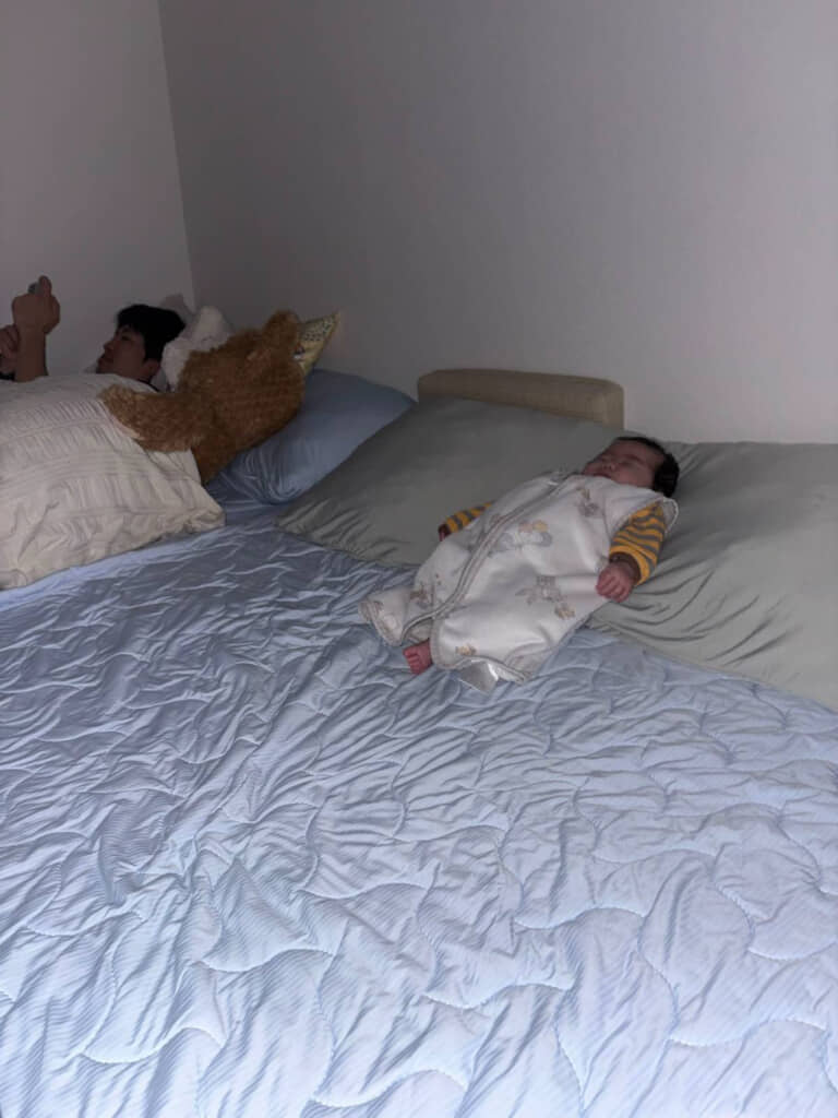 ゆうゆうと眠る姿にほっこり