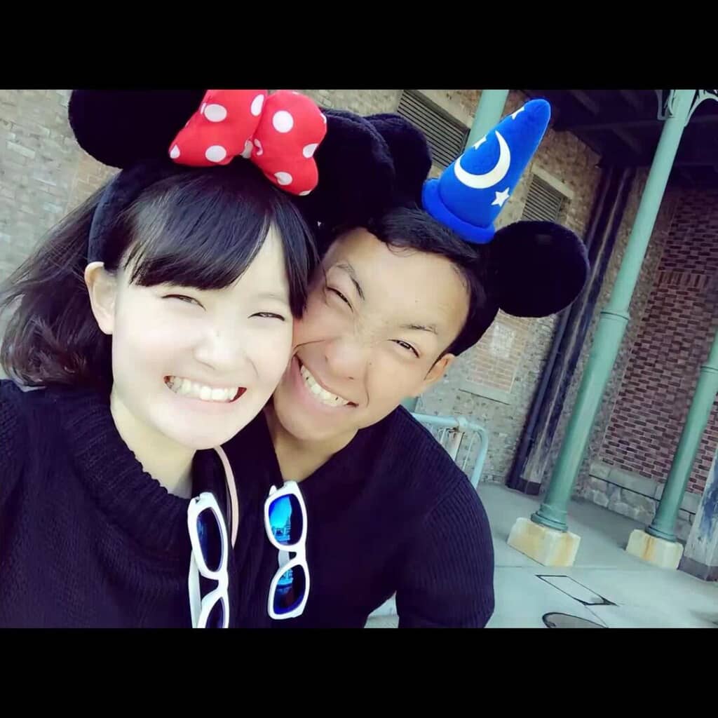 一緒にテーマパークにも行きました