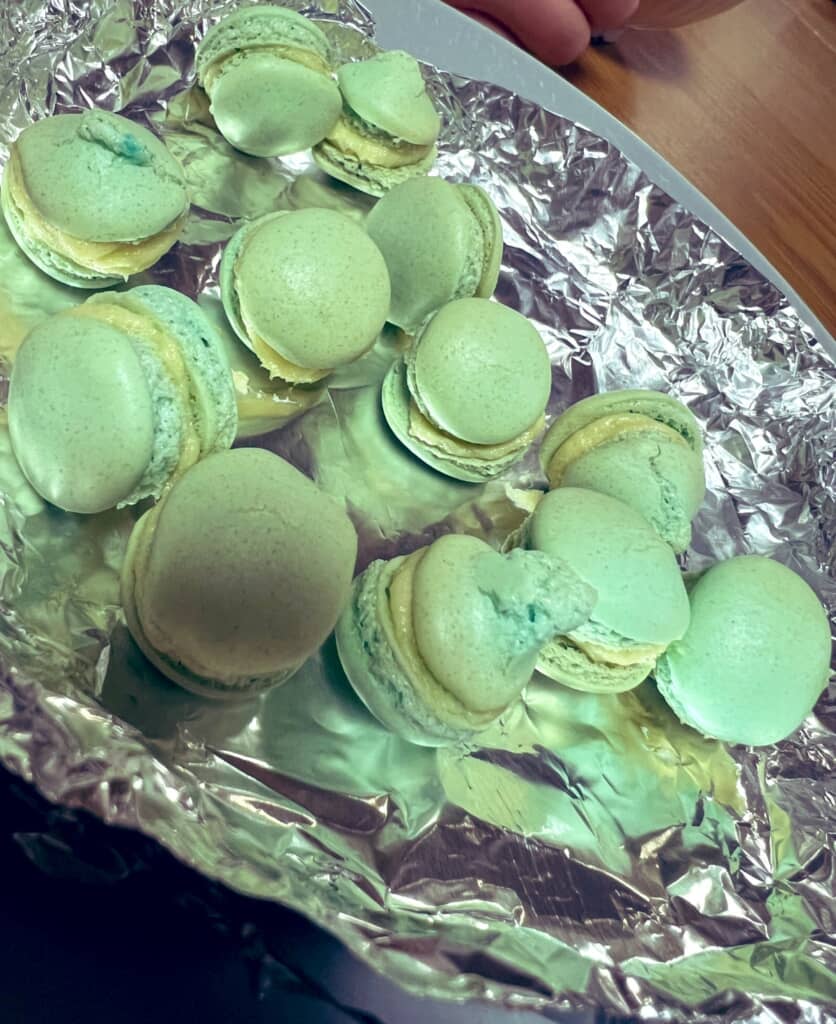 初めて作ったマカロン