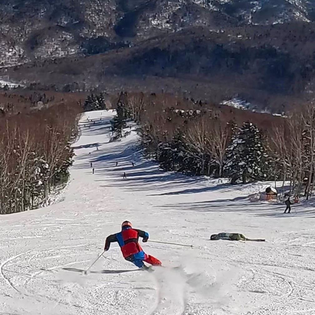 ずっこけている母の姿が！