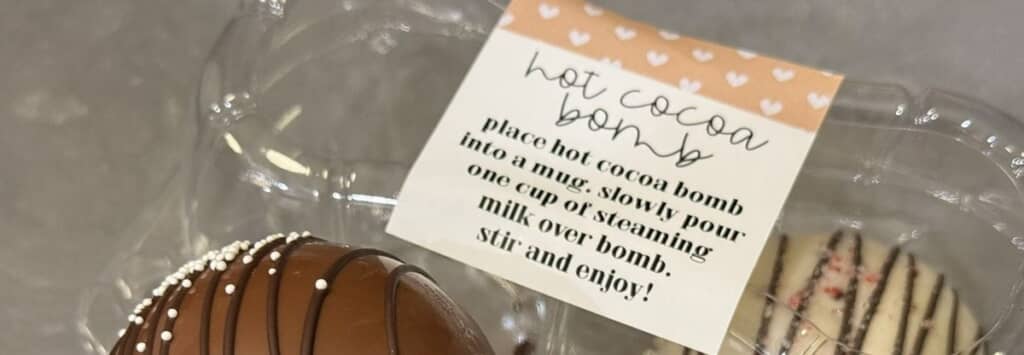 もらった大きなチョコレート