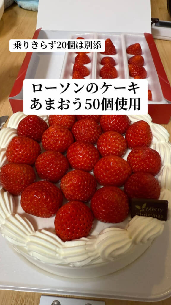 ローソンの「至福のストロベリークリスマス 6号」