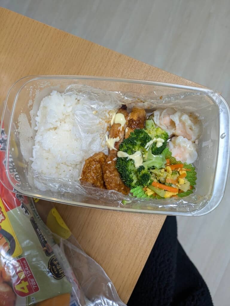 2日目にして成長を感じられるお弁当