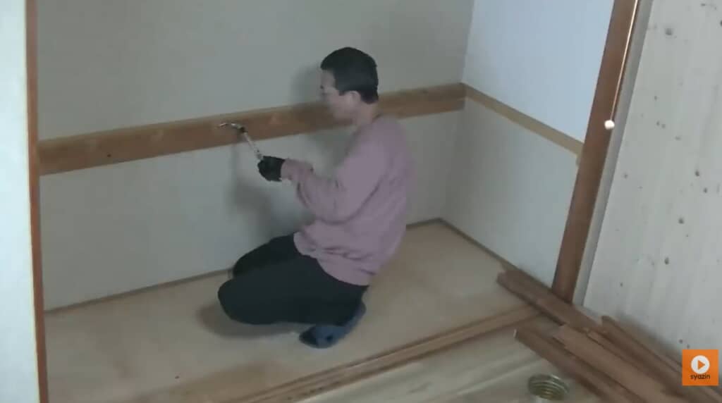 押入れを解体