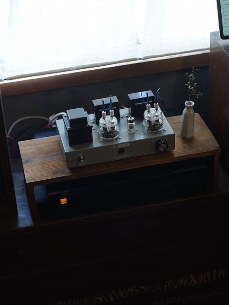 コレクションの中から選んで配置したオーディオ機器