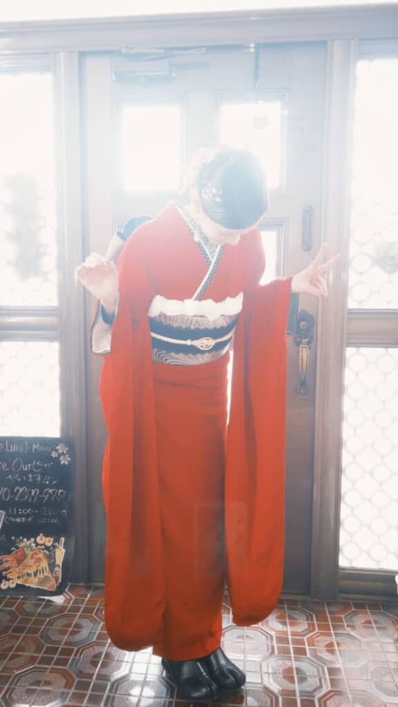 成人式のときのはるさめさんの写真