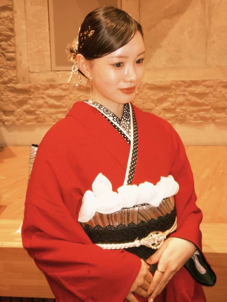 とても古着とは思えない着こなし