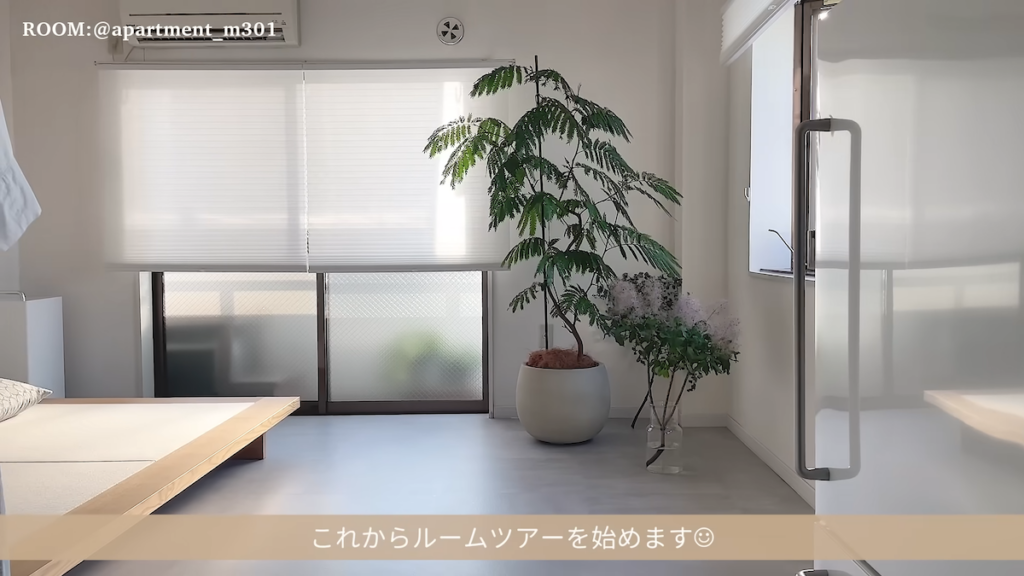 白をベースに作り上げた明るいお部屋