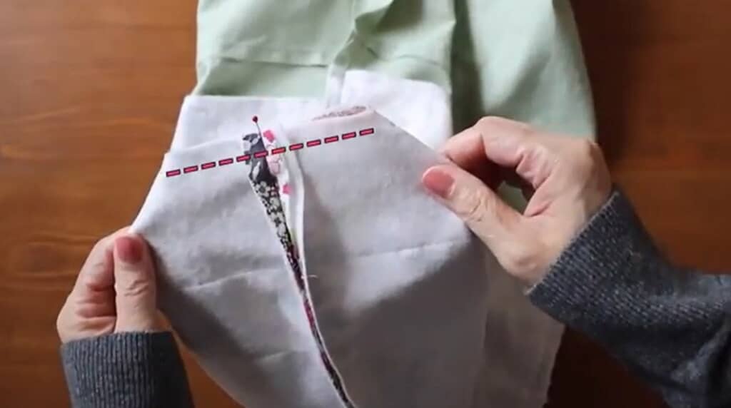 マチを作ります