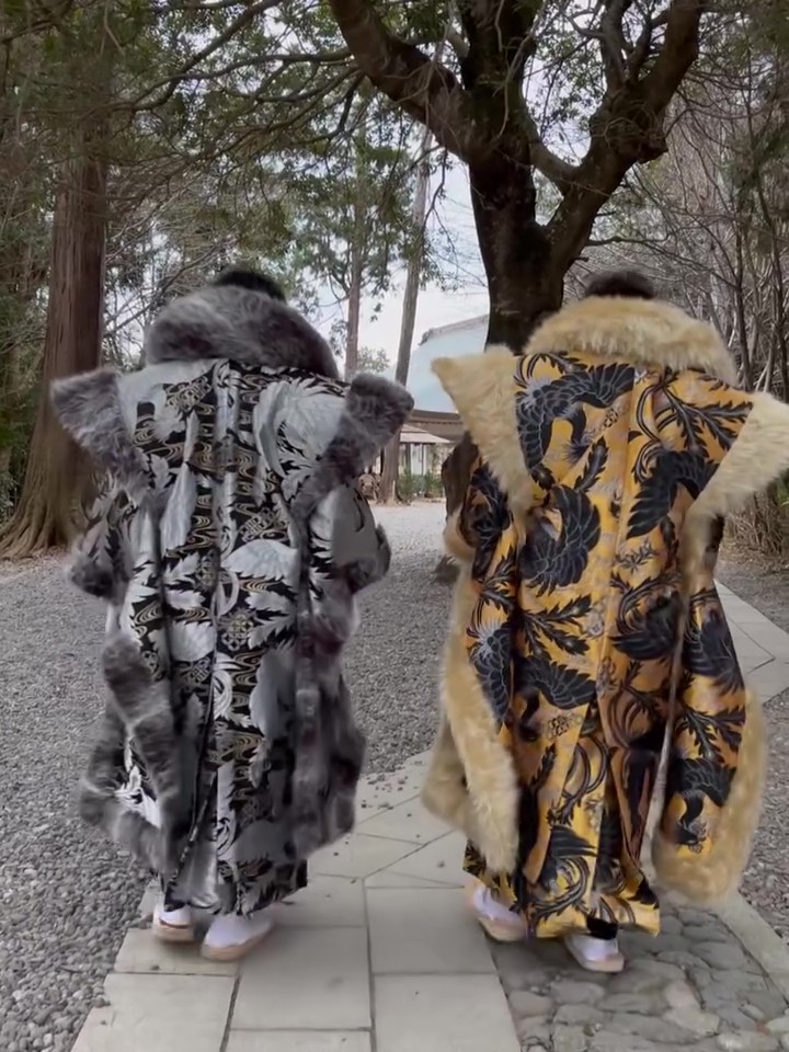 後ろ姿もすごい！