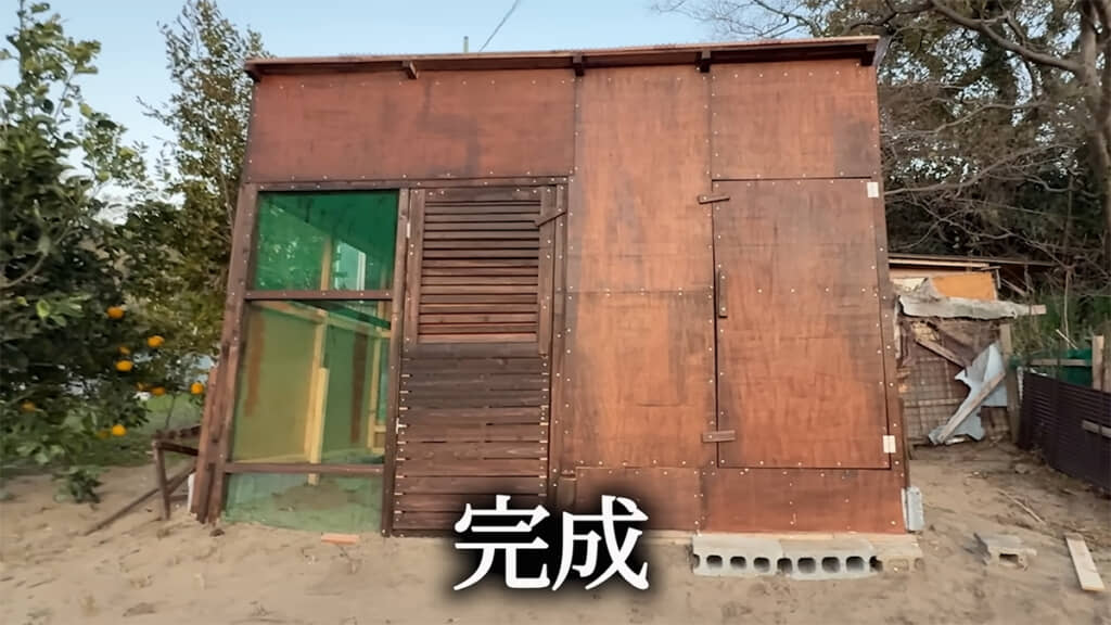 新たな鶏小屋が完成しました！