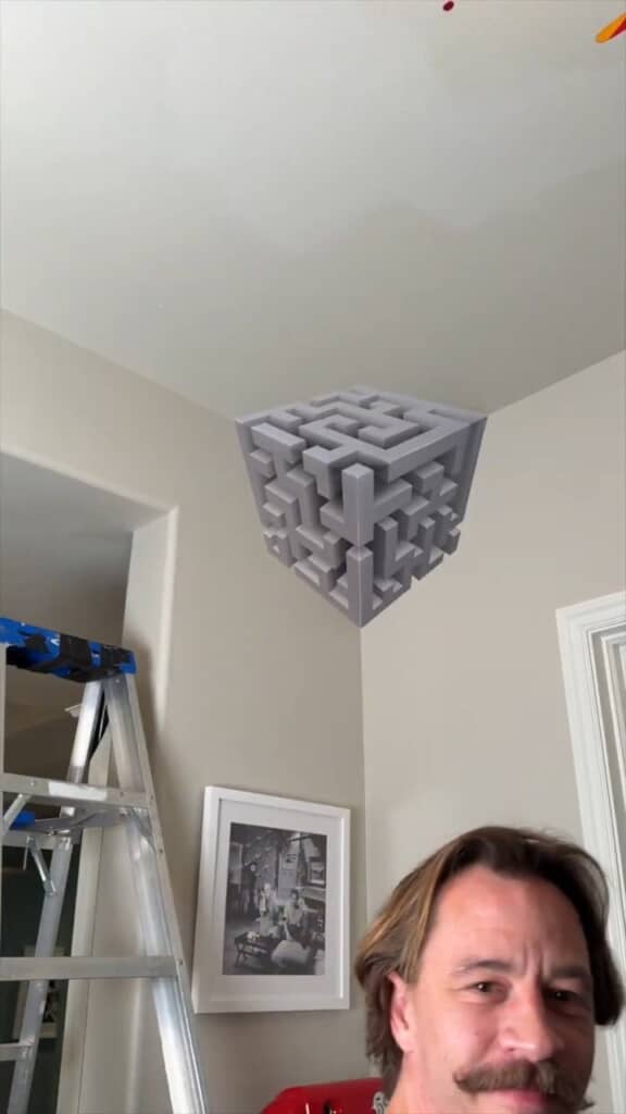 本格的に立方体が現れて、マイクラめいた絵面に