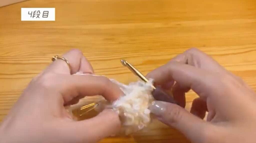 4段目　マーカーを付けます