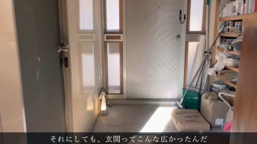 端材がなくなったことでスッキリした玄関