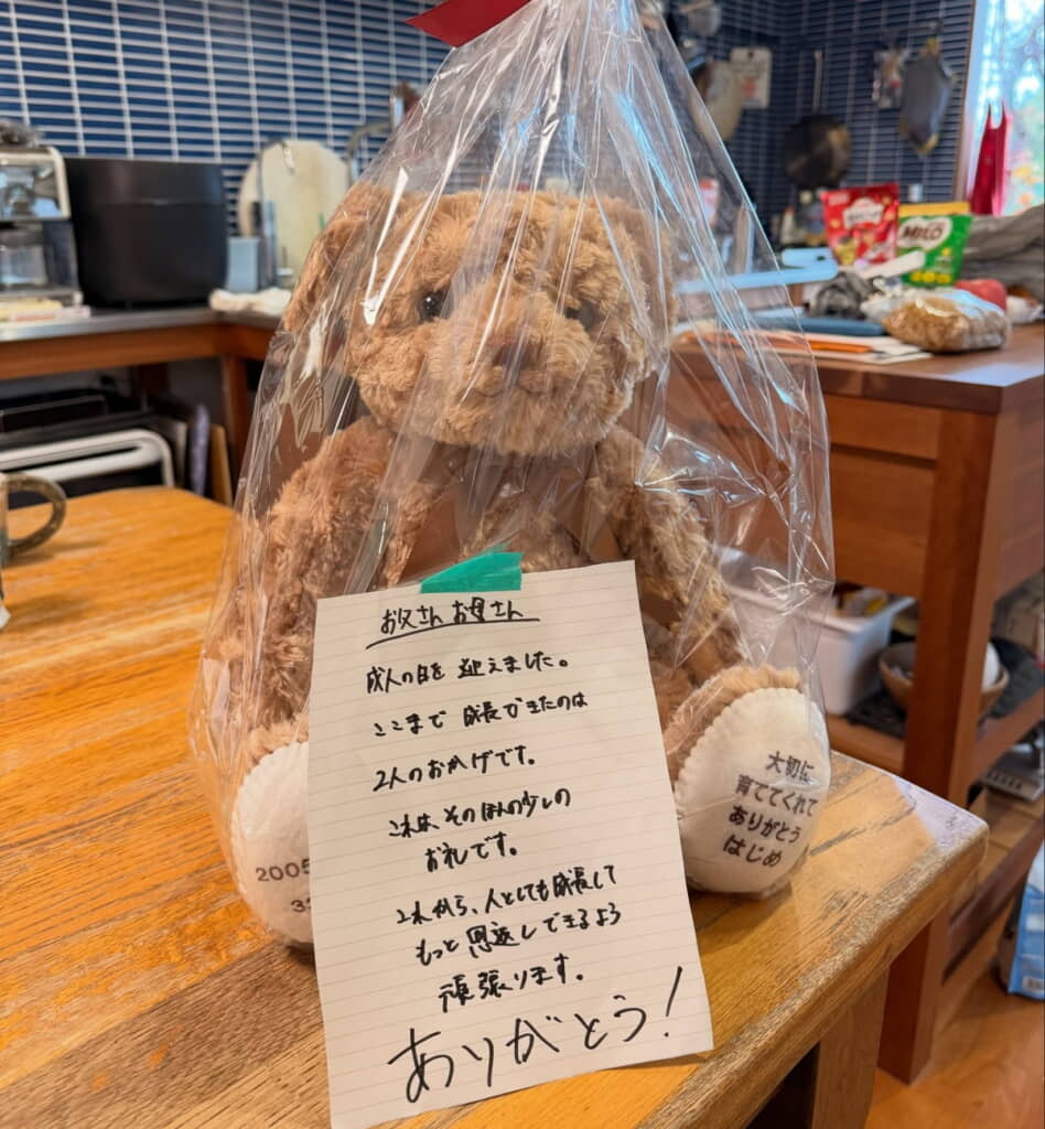 出生体重と同じテディベア