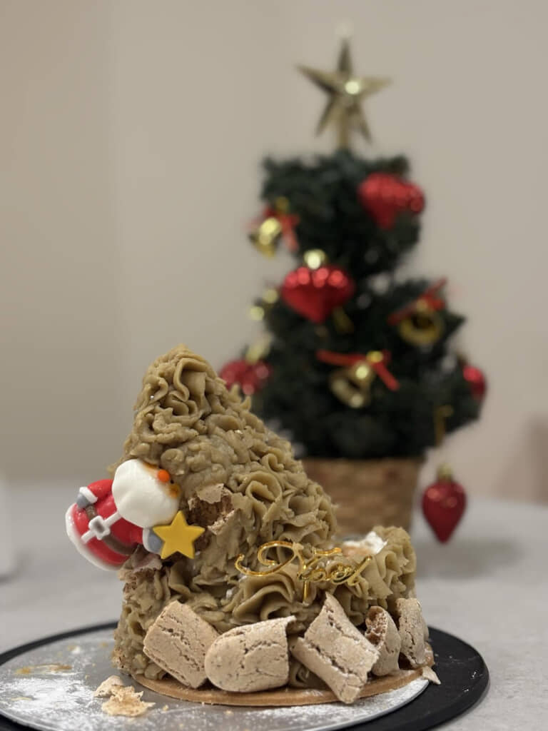 サンタさんは刺さったまま