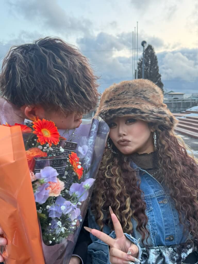 恋人との2ショット