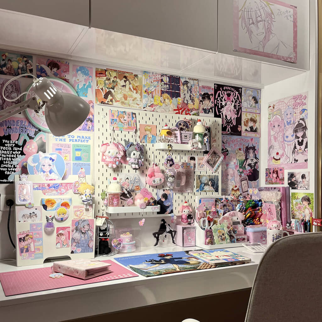 2024年に撮影したデスク