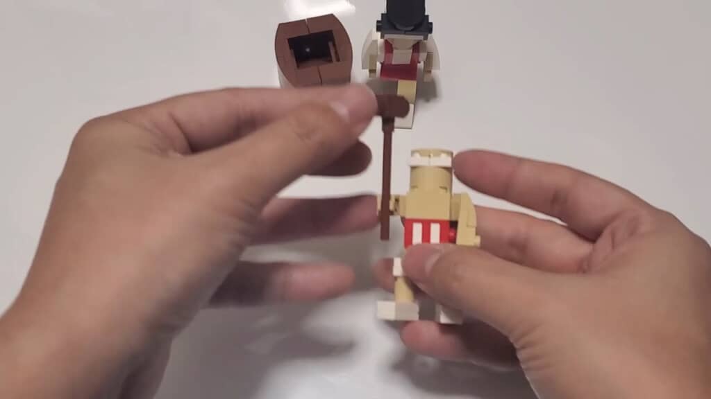 餅をつくほうの小野まじめさんが完成。きねの造形がきねすぎてすごい