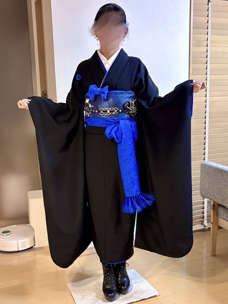 3年の歳月をへて完成した娘さんの振袖