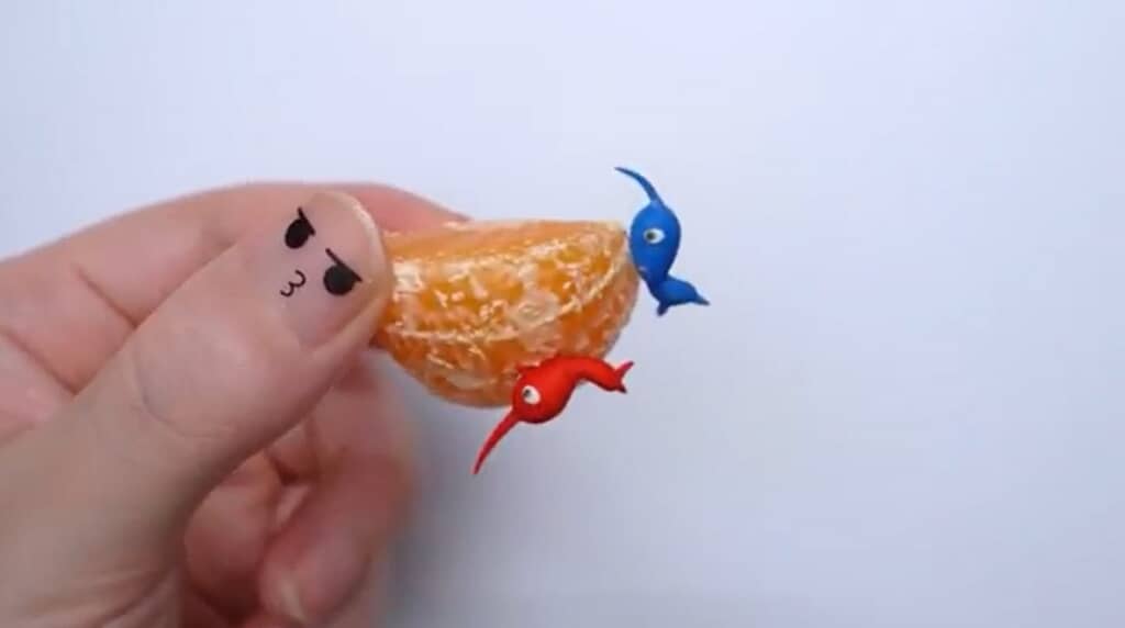 ミカンの実と合体させます