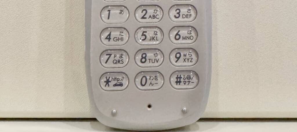 物理ボタンがもはやかわいい