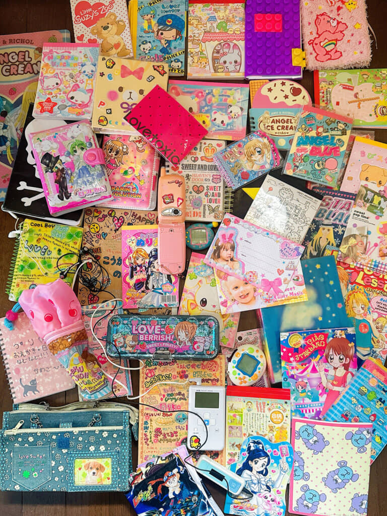 カラフルなファンシーグッズはまさに平成