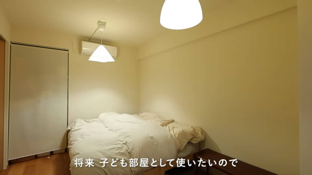 将来を見すえた広めの寝室