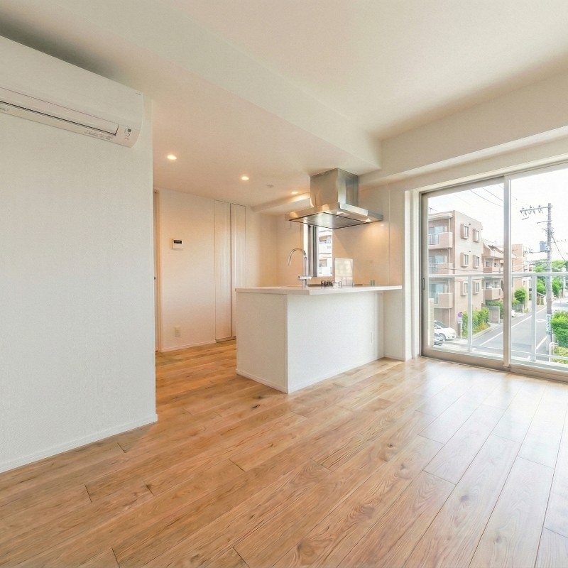 家具のない部屋でもコーディネート可能