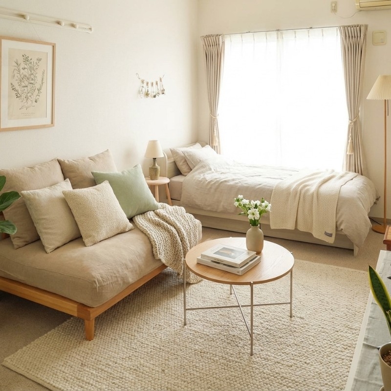 ナチュラルテイストのコーディネート提案